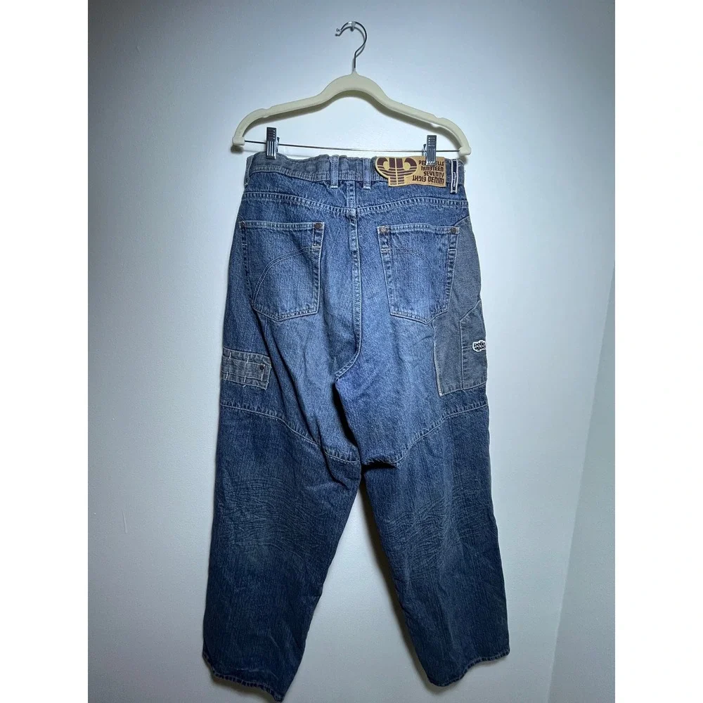Vintage Pelle Pelle Marc Buchanan Baggy Carpenter Jeans Blue Denim